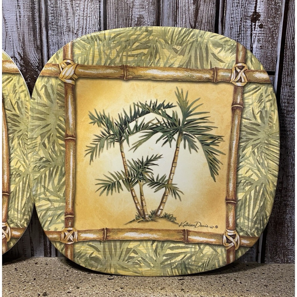 Set 2 Kathleen Dennis - Keller Charles Philadelphia Plates 11.5"X 11.5" melamine - Picture 3 of 6